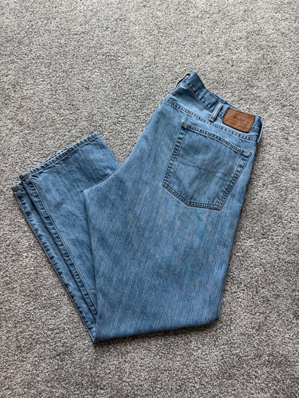 Polo by Ralph Lauren Light Wash Men's Relaxed Jeans 40-32